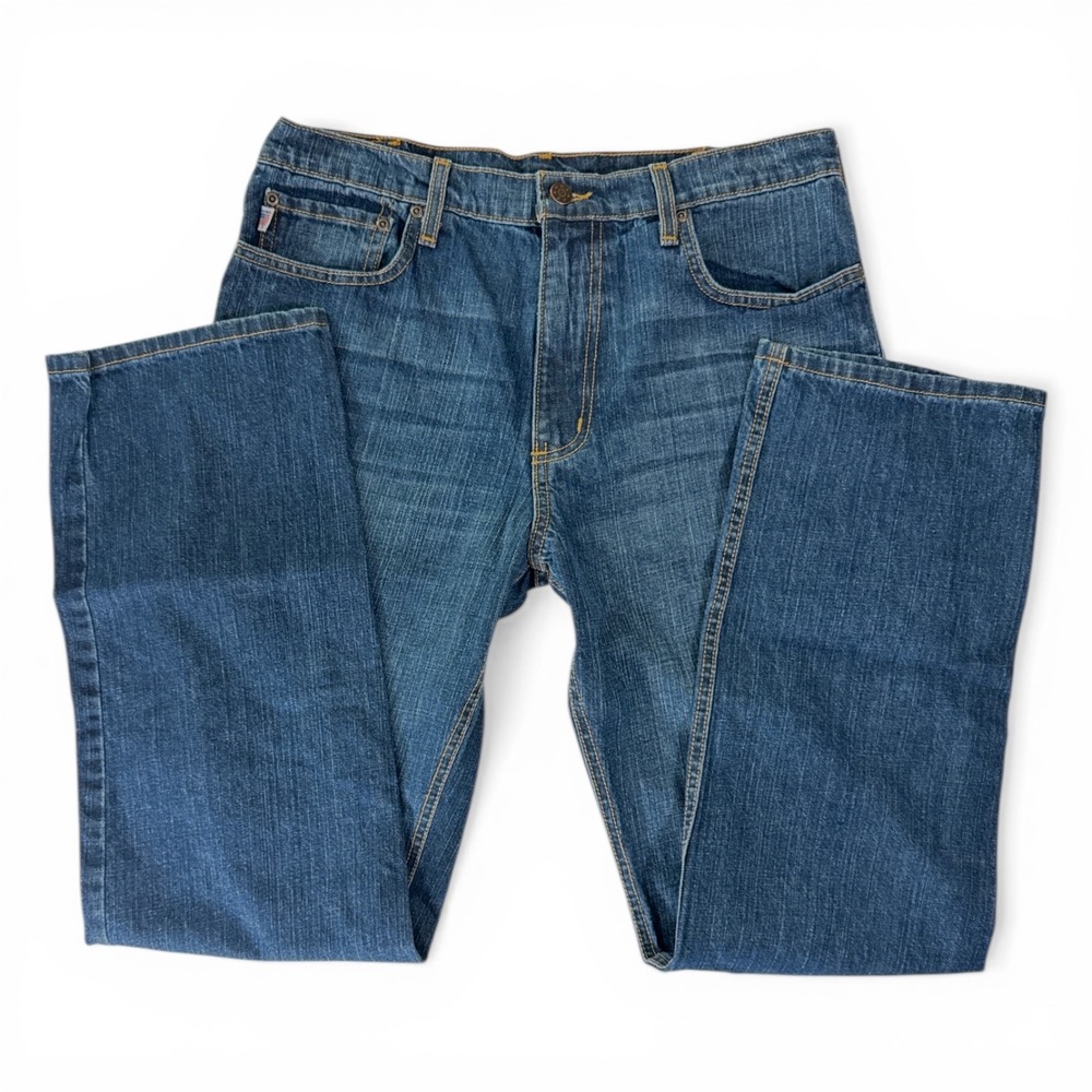 All American Clothing Co Mens Straight Leg Jeans Blue AA1776 Made in USA 33x32